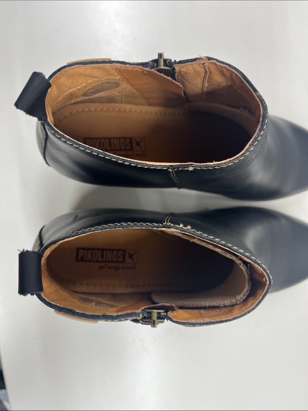 NWT Pikolinos Rotterdam Ankle Boots in Black Leather Women's Size 40 - Picture 10 of 10